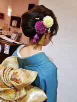 アイビイ(ivy)&nbsp;振袖に合うヘアセット