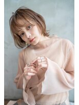 オースティン 門前仲町(AUSTIN)&nbsp;前髪かき上げイメチェンイヤリングカラーラベンダーカラーくびれ