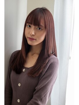 イオエ(ioe) イメチェン/外ハネボブ/ワイドバング/ブルーブラック/美髪