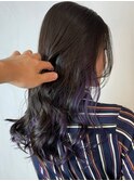 【tetote六甲道】インナーカラーパープル