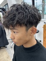 アルモ ヘア フア 東静岡(ALMO hair HUA) 【メンズ】波パーマ×ツイストスパイラル