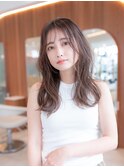 20代30代大人かわいい/シルキーベージュ/レイヤーカット/小顔