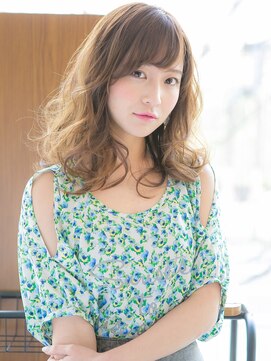 アニモ フィオレンテ 東川口店(animo FIORENTE) +animo東川口+ハイトーンカラー☆ふんわりくるくる春パーマL