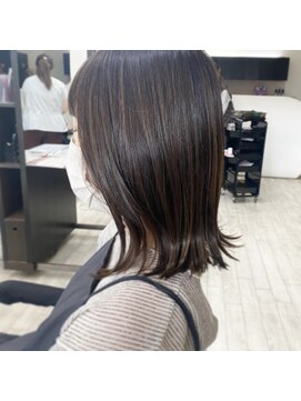 セダクション 道後樋又店(Seduction) 松山市/20代/30代/40代/伸ばしかけボブ×ハイライト
