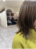 ミディアムウルフ/極上髪質改善