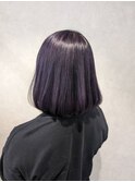 ラベンダー×ボブ
