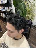 スパイラルパーマ