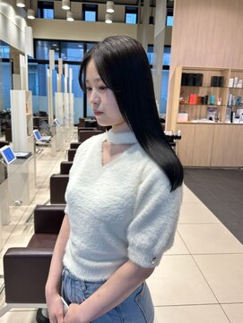 ザザ ZA/ZA 茗荷谷 地毛風ストレート/透明感地毛風カラー