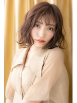 モッズヘア 越谷(mod's hair)&nbsp;□小顔ウェーブミディアム外ハネボブパーマ403-3★越谷20代30代