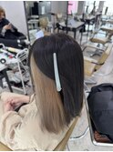 ミルクティーベージュインナーカラーケアブリーチ所沢韓国