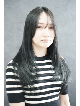 ラルガ 黒崎(Raruga) ハイライトカラーミルクティーベージュレイヤーカット