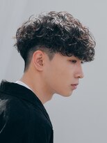 シャドウパーマ波巻きスパイラルパーマスペインカール20代原宿