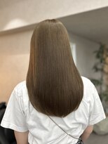 クム 横浜(qumu)&nbsp;【qumu MARIKO】オリーブベージュ×ケアブリーチ