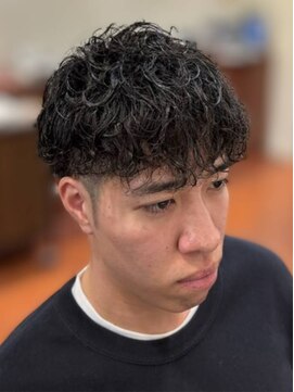 スカイ 亀戸店 (sky) ハイライト/マッシュパーマ/アッシュブラック<理容室>[亀戸]