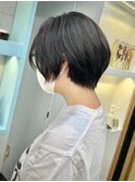 〈a27〉ショート韓国ボブハイライト髪質改善ブリーチ前髪20代30