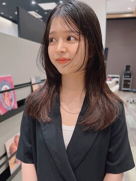 ケーツー あべのキューズモ-ル店(K-two) レイヤーカット*フェイスレイヤー*顔周り*ロングヘア*髪質改善
