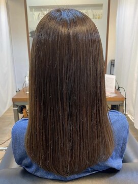 アオゾラヘアー フジサキグウ(AOZORA HAIR FUJISAKIGU) 酸性ストレート 髪質改善 美髪 ブリーチ履歴ありの方におすすめ