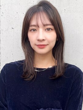 リヤン 表参道(lyann) 艶感サイドバングワンカールクラゲヘアー黒髪小顔結べるボブ