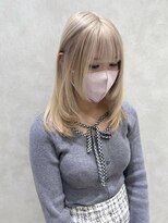 ルシティ(Le City)&nbsp;White beige【ブリーチ/ダブルカラー/髪質改善/ホワイトカラー】