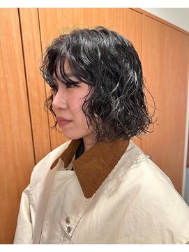 テンション(tension) スパイラルパーマボブレイヤーカット札幌駅大通駅バスセンター