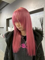 ワンズオゼ 渋谷(ONE's oze) ピンクカラー/ケアブリーチ/ブリーチ3回