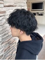 レナークアリア(LENAHC ARIA)&nbsp;メンズ刈り上げツイスト波巻きパーマ