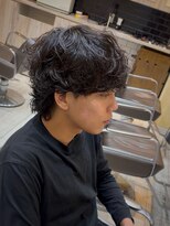 グルーマーズトウキョウ(GROOMER/S TOKYO) サーフカール リバースセンターパート 波巻きツイストスパイラル
