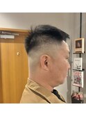スポーツ刈りスキンハイフェード