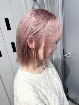 ダンク(DUNK) ピンクベージュ/ハイトーンショート