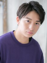 メンズヘア ビーセカンド 草加店(MENS HAIR B-2)&nbsp;20代30代センターパート就活ダークアッシュメンズカットa草加