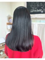 リエットヘア(Lie et.hair) 暗髪に映える 極上の艶ストレート|西尾市 ヘッドスパ
