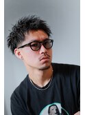 テーパーフェード×ツイストスパイラルパーマ <中野駅/バーバー>