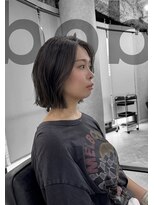 フランチェスカドットボブ(francesca.bob) 切りっぱなしボブ×ゆる巻き【田野剛大】