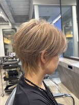 パーチェヘアー(pace hair) ショート/白髪少し/ブリーチ/50代