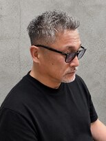 フジヤマバーバーショップ アジト(FUJIYAMA BARBER SHOP ajito)&nbsp;メンズショート×グレイヘアスタイル メンズ/明石/西明石/大久保
