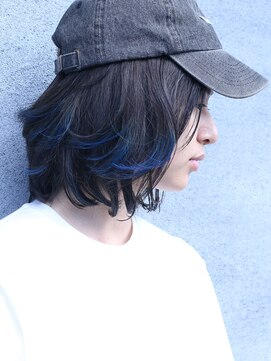 フォーム(FORM) モノクロームグレー×フラッシュブルー