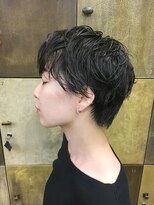 ヘアーアイスカルテット(HAIR ICI QUARTET) 黒髪女子 × ショート × パーマ