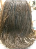 ベージュ×くすみ×レイヤーボブ　20代30代40代