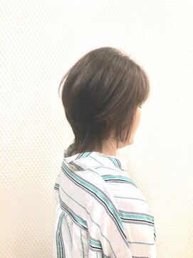 クオリス 上福岡店(QUALIS) ニュアンスカラー/ひし形シルエット/ショートボブ/30代40代50代