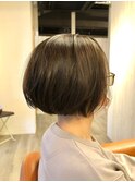 小顔アッシュマットスリークミニボブ/亀戸/錦糸町/平井