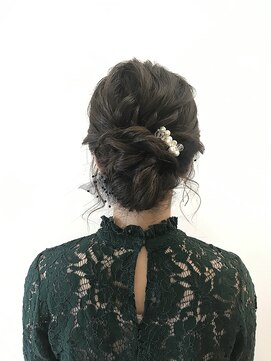 ソーコヘアー 海田店(So-ko hair) ふんわりシニヨンアレンジ