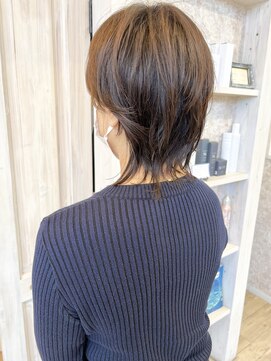 キャアリー(Caary) 福山市美容室Caary 大人スタイル ウルフレイヤー♪♪
