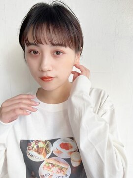 ベイルーム(BAYROOM by HONEY omotesando) 【BAYROOM】スッキリみせるハンサムショート×チャコールグレー