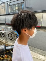 クオル 立川(QOL)&nbsp;ビジネスショートツイストスパイラルパーマツーブロック刈り上げ