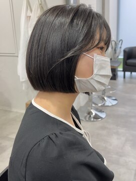 ビュー フクオカ(VIEW FUKUOKA) モードに大人可愛いダークアッシュイメチェンボブ