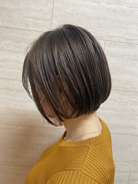 ルコルテイラーオブビューティー 国分寺(LUCOLU Tailors of beauty) グレージュ×丸みボブ☆