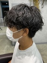 リット×ベリエ(Lit.×belier)&nbsp;ツイストスパイラルパーマメンズパーマ波巻きパーマツーブロック