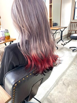 裾カラー/デザインカラー/フォックスカラー