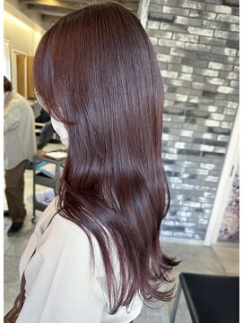 プリームヘアーホワイト(Pleame hair WHITE) ピンクブラウン