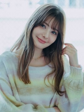 マリー 美容室 所沢店(mary) ロングミルクティベージュ